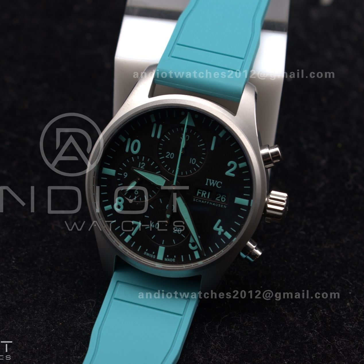2023 TW Factory Best 1:1 / IWC Chronograph IW388106 Mercedes-AMG Petronas FORMULA ONE TEAM Green